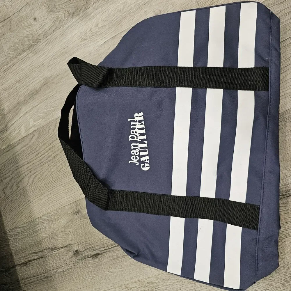 Jean Paul Gaultier Navy and White Men's Bag